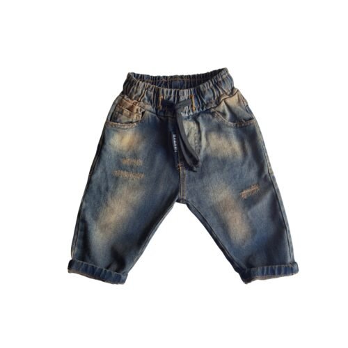 Jeans ramato graffiato neonato REBEL