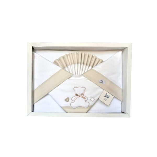 Lenzuolo 3 pz lettino ricamato PALLA PALLINA