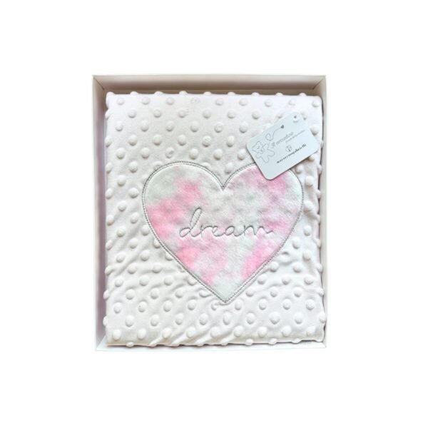 43 Copertina culla in pile bubble ricamata NAZARENO GABRIELLI