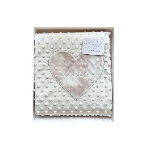 46 Copertina culla in pile bubble ricamata NAZARENO GABRIELLI