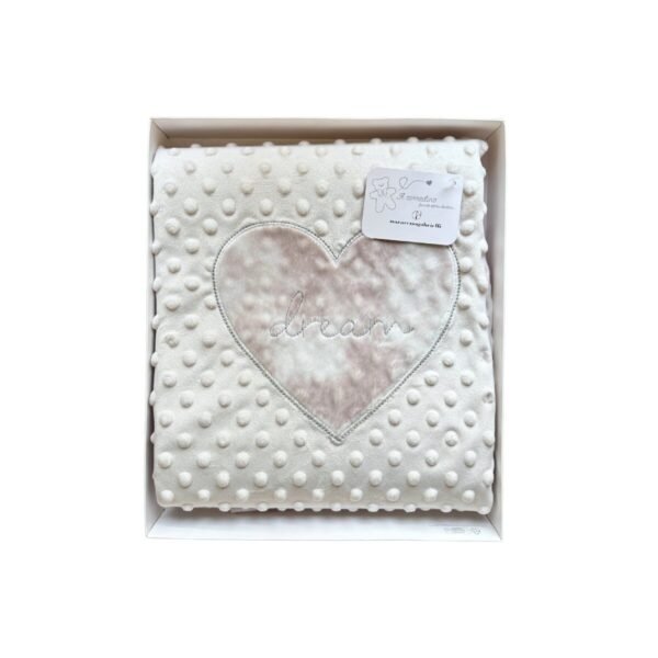 46 Copertina culla in pile bubble ricamata NAZARENO GABRIELLI