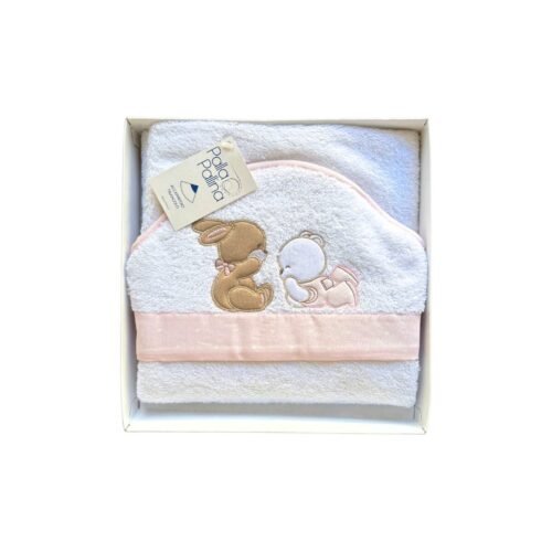 49 Accappatoio triangolo di spugna neonato PALLA PALLINA